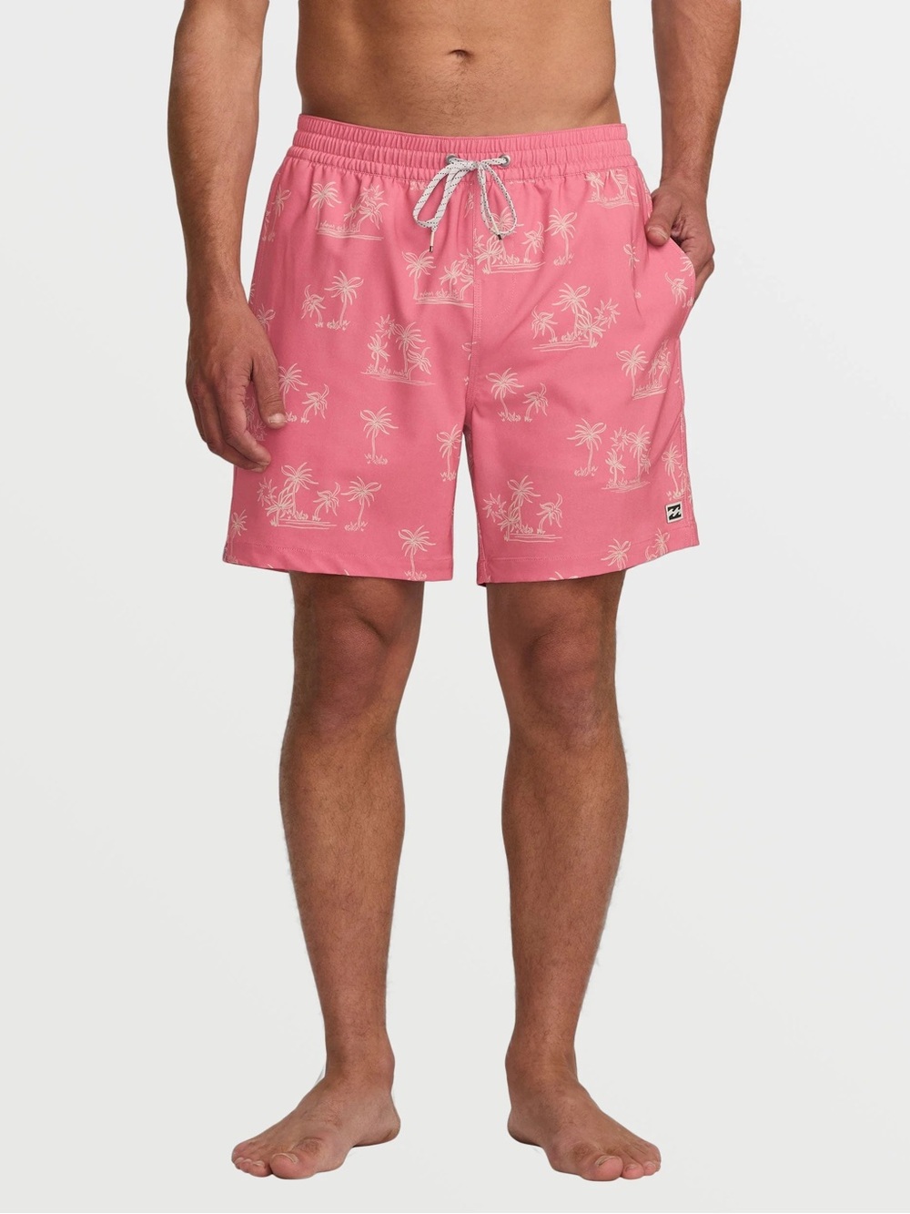 Billabong Lineup Layback Trunks in Dusty pink size large